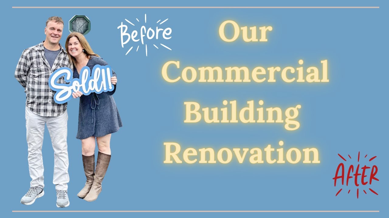 Commercial Building Renovation - Before and After - Office to Short-term Rental