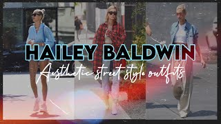 Hailey Baldwin Aesthetic Street Style Outfits Inspo | 2020