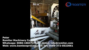 Automatic Bamboo Splitting Machine with Auto Size Sorting