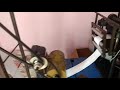 Curtain tape hole cutting machine