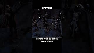 spatter — Dragon age : Inquisition dialogue scene