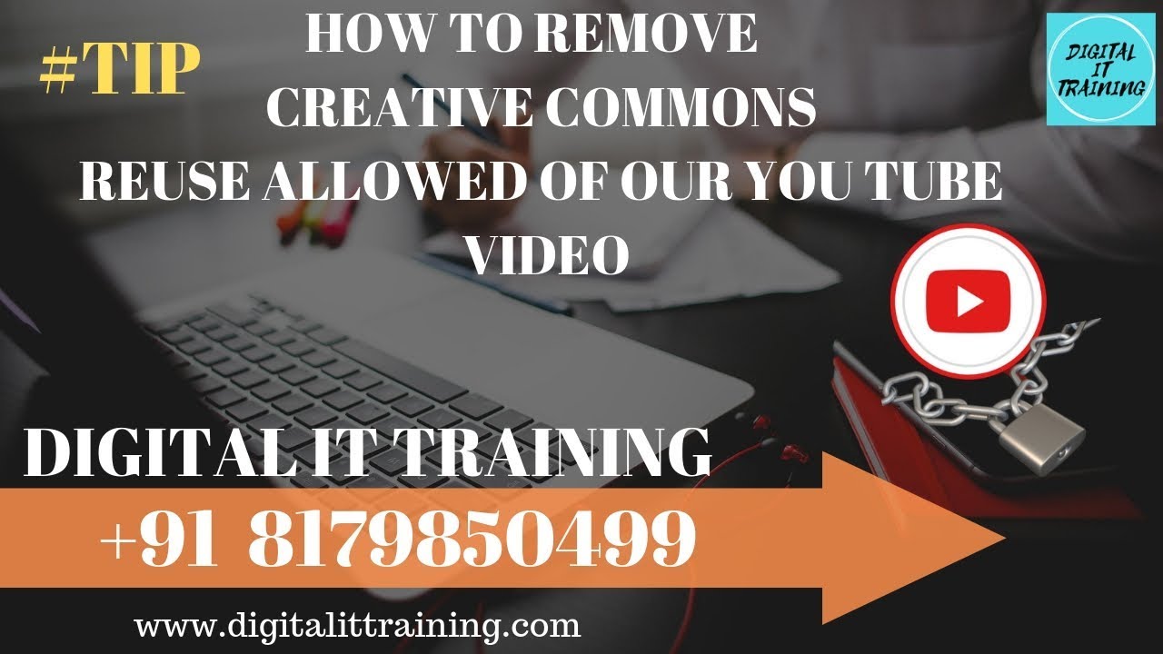 How to remove Creative Commons reuse allowed of YouTube video | Tips for New Youtubers| +8179850499