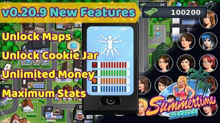 Cara Membuka Semua Cookie Jar, Maps, Unlimited Money & Maximum Stats SUMMERTIME SAGA V0.20.9 screenshot 4