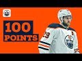 Leon Draisaitl (#29) Reaches 100 Points | Points 1-100 from 2019-20 NHL Reg. Season | EDM