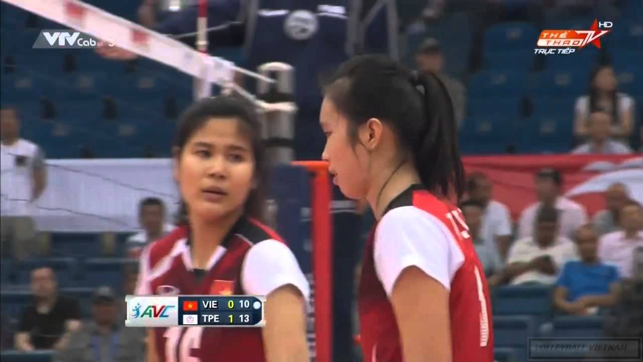 [HD]Vietnam Vs Chinese Taipei:Asian Women's Volleyball Championship 2015[Quarterfinals]
