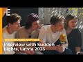 Capture de la vidéo Escplus Interviews Sudden Lights (Latvia 2023) - Barcelona Eurovision Party 2023