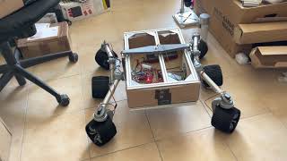 Mars2020 RC Rover - First Movements