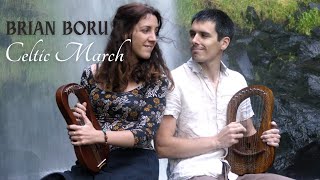 CELTIC MARCH - BRIAN BORU - Harp Lyra Duet - Duo Harpe Lyre