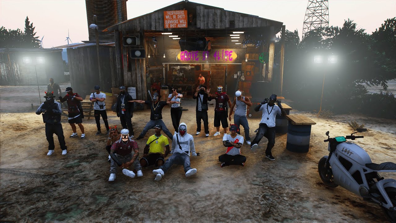 [GTAHUB-AN] 𝒢𝓇𝑜𝓋𝑒 𝒮𝓉𝓇𝑒𝑒𝓉 4 𝐿𝒾𝒻𝑒 -  Nuestras perritas bailando🐶