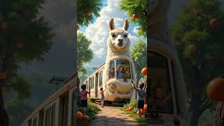 Fluffy Lama Trainsubscribe