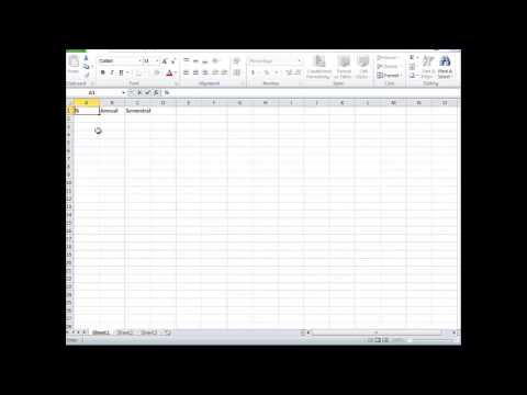 Tasa Efectiva y Nominal Parte 5: Excel (Matemáticas Financieras) calculus