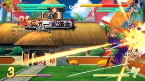 DRAGON BALL FighterZ Piccolo sparking combo concept