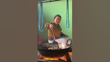 Small Dried Fish with bamboo shoots pickles #youtubeshorts #arunachalprades #everydaycooking