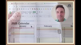 How to create an old-fashioned calendar in the cloud. Super easy.