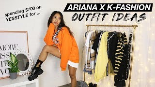 Ariana Grande x K-Fashion Inspired Outfit Ideas! (aka I spent $700 on YesStyle) | Nava Rose