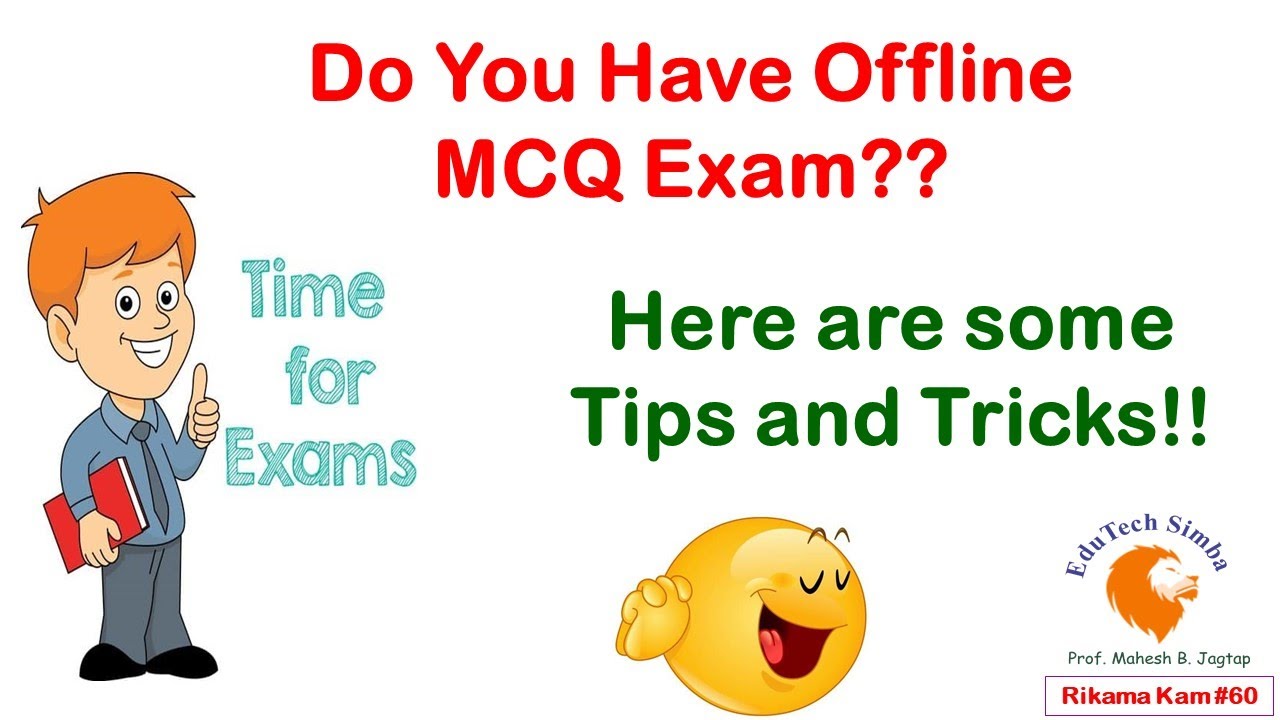 RikamaKam#60 Offline MCQ Exam- Tips and Tricks