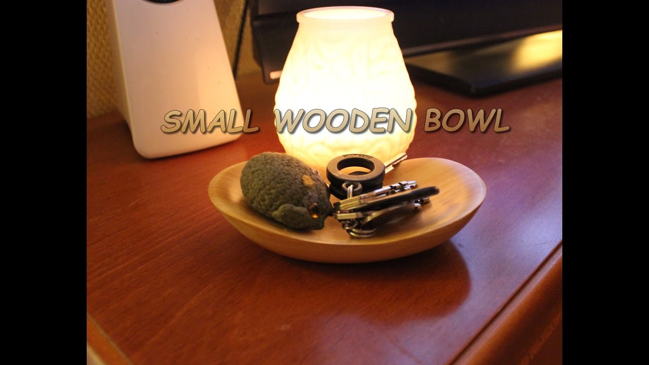 Making simple and small wooden bowl. YouTube