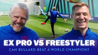 Ex-Pro Footballer vs World Champion Football Freestyler | Bullard's Boxheads