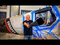 Drag Racing Bush Plane gets custom carbon fiber door that can open in flight | Scrappy #36