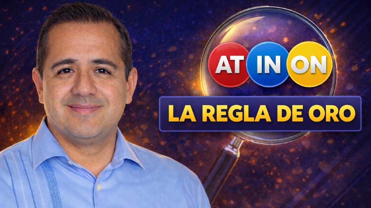 El SECRETO de las Preposiciones (AT IN ON) en inglés.