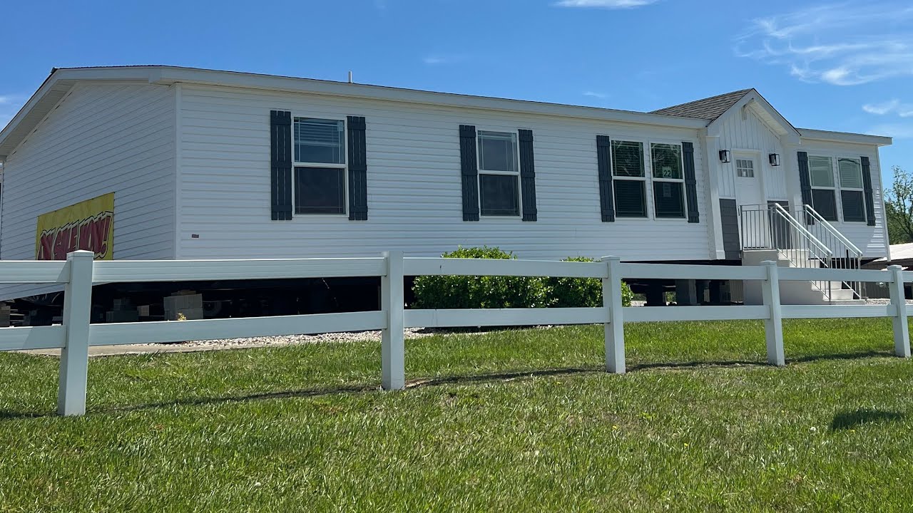 Classic double wide mobile home review full tour - YouTube