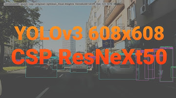 YOLOv3 CSP ResneXt50 panet spp original optimal (AlexeyAB)