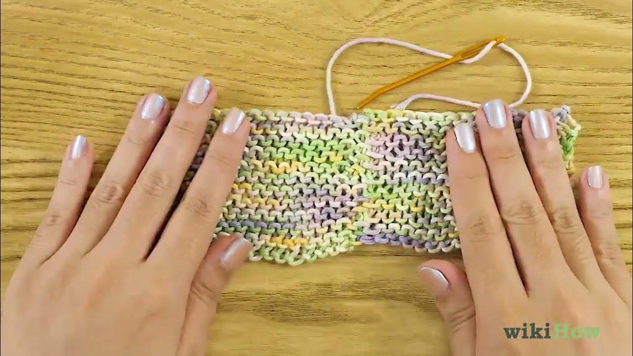 How to Mattress Stitch and Join Knit Pieces YouTube
