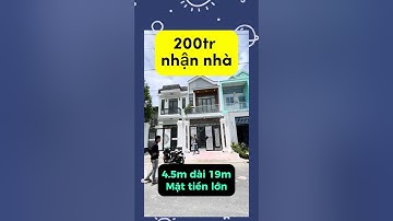 Chỉ 200 triệu nhận nhà mặt tiền đường đinh Đức Thiện chợ bình chánh 4,5mx19m sổ riêng Saigonhouse