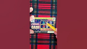 national lottery scratch card cosmic cash quick play #shorts #youtubeshorts #cash #scratchcard
