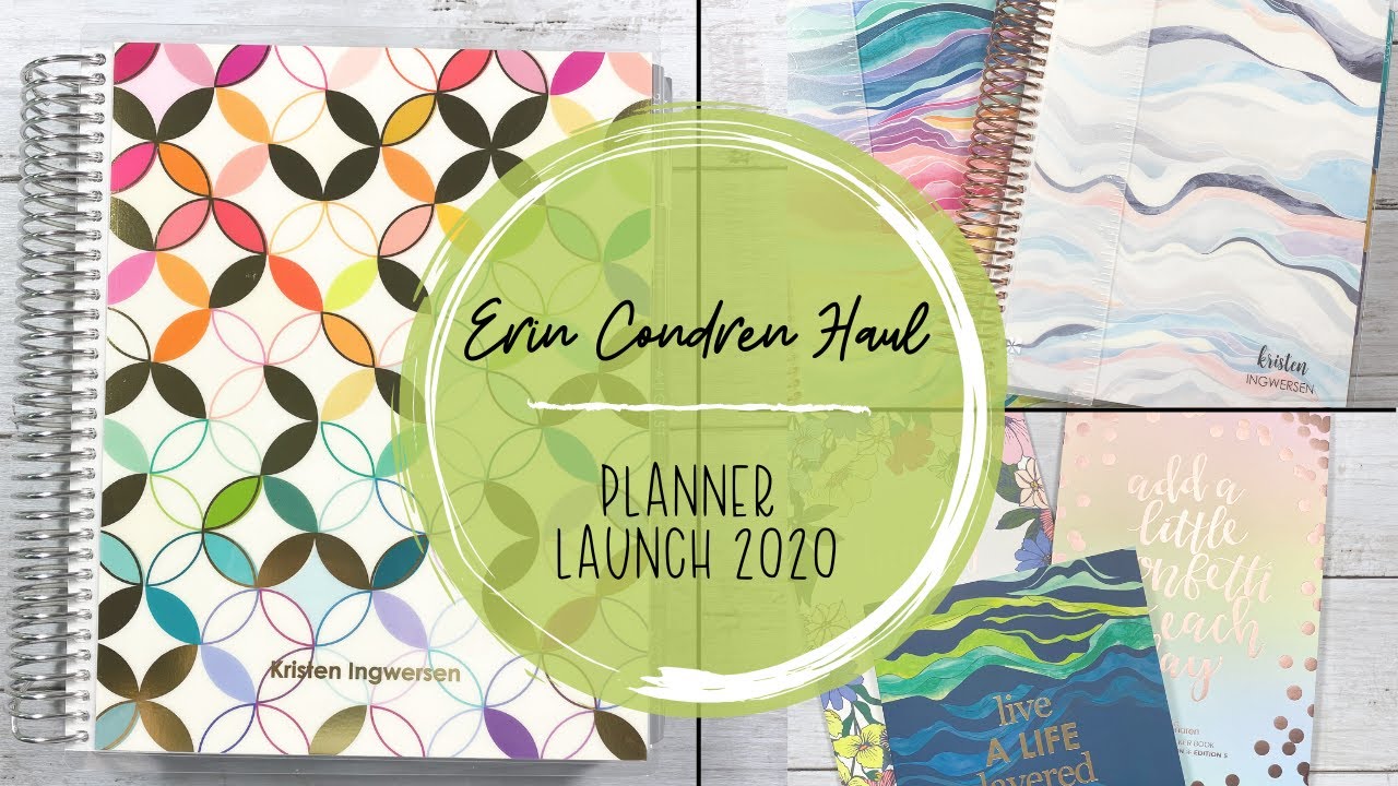 ERIN CONDREN LAUNCH HAUL | Daily Duo, LifePlanners, Sticker Books, Folio, & Accessories