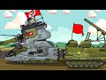 Tearing down Ratte. Cartoons about tanks