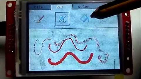 Arduino Paint with an MI0283QT-2