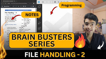 File Handling - 2🔥: Class 12 Computer Science CBSE 2024-25 | Nitin Paliwal #brainbusterseries