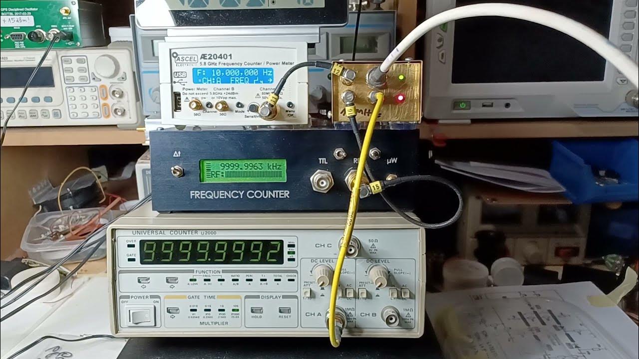 ASCEL AE20401 5.8 GHz Frequency Counter unstable frequency reading PART