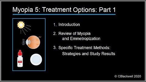 Myopia 5. Preventing Myopia: Treatment Methods. Part 1: How They Work.