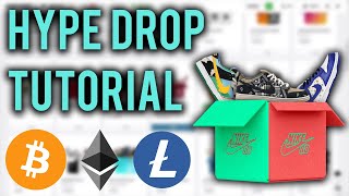 How To Use Hypedrop: Crypto Withdraw And Deposit Tutorial For IRL Items!