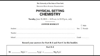 2013 June Regents Free Response Solutions