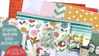 How To Mix and Match Products From Your Stash to Make Your Own Scrapbooking Kit!