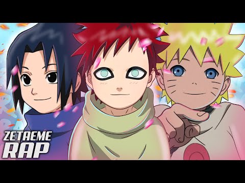 RAP de NARUTO, SASUKE y GAARA ✨ CRONOLOGÍA COMPLETA de su INFANCIA 😢 Zetaeme Ft. Byaki 2022