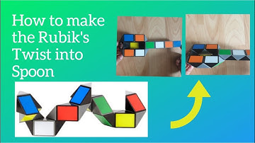 How to make a Spoon with the Rubik’s Twist/Snake Cube (24 blocks)
