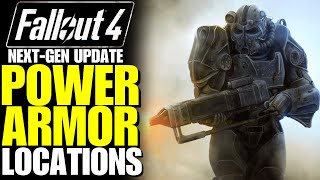 Fallout 4 - ALL POWER ARMOR LOCATIONS! T45, T51, Raider, T60 & X-01 (FO4 Power Armor Locations)