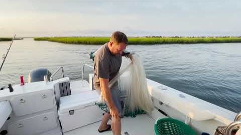 How to throw a large cast net - The triple load