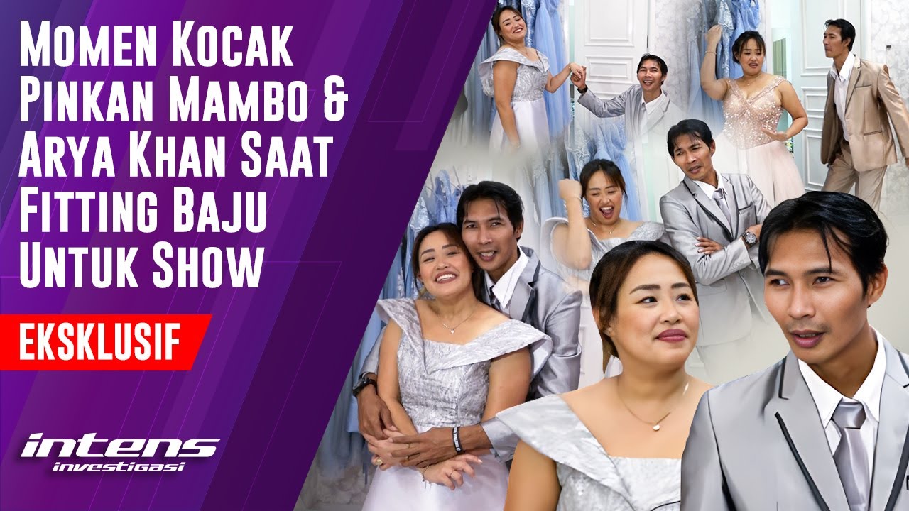 Kelucuan Pinkan Mambo & Arya Khan Saat Fitting Baju Untuk Show