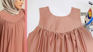 ✅️ Great Way to Sewing Collar Women's With Ruffle At Chest 🌺 Sewing Technique