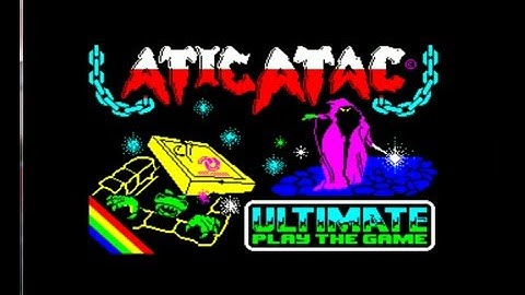 Atic Atac - Sinclair ZX Spectrum - emulador MESSUI64 0.152b - probado en Windows 7 x64