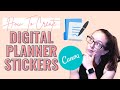 How To Create Digital Stickers Using Canva | Goodnotes Stickers | Canva Tutorial