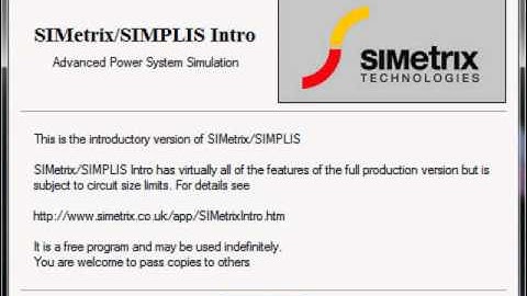 Simetrix Getting Started