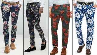 floral skinny print pants design for man 2019 || latast design