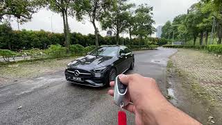 CAR ASMR | 2023 Mercedes Benz C300 AMG Line | Sights & Sounds