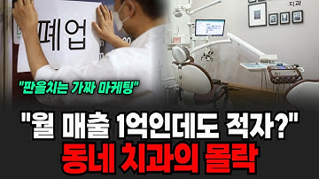 "월 매출 1억인데도 적자?" 동네 치과의 몰락 [이슈임당]